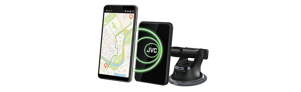 Compatible /w iPhone 11 Series/X/XR/8 Dashboard Windshield Air Vent car Phone Holder Galaxy Note10/S10/S20 Series Includes Magnetic Base Plate JVC KS-GC10Q Wireless Qi Charging Car Phone Mount 
