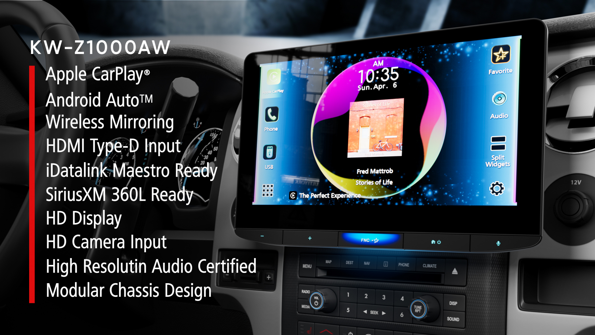 jk01vzページ KW-Z1000AW｜Direct Replacement｜Car Entertainment｜JVC USA