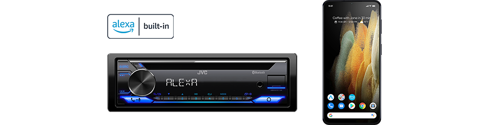 JVC KD-T702BT CD-Autoradio mit Bluetooth Freisprecheinrichtung: :  Elektronik & Foto